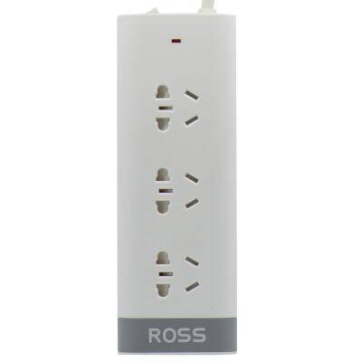 

ROSS) W30 (18) three three-hole multi-purpose child protection energy-saving fire socket plug-in board plug row plug line board drag line board switch socket length of 1.8 meters