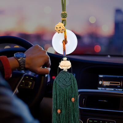 

Kang car treasure car pendant car decoration ornaments car pendant car accessories safety buckle ornaments rearview mirror pendant