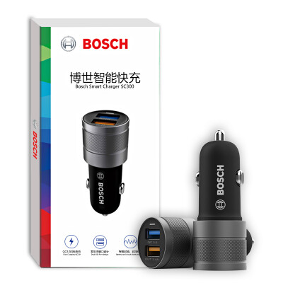 

1 шт. BOSCH автомобильное зарядное устройство адаптер прикуривателя USB 3,0 smart Быстрая Зарядка телефона зарядки автомобиля Быстрая зарядка