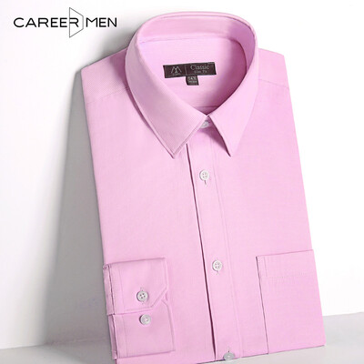 

CareerMen Mens Fashion Slim Fit Comfotable Solid Tab Collar Long Sleeve Dress Shirt