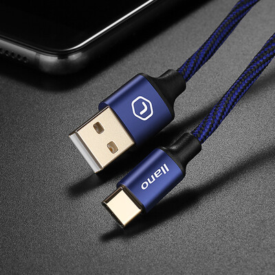 

Кабель Type-C для зарядки и передачи данных llano модели [Пользовательские] Type-C сапфировый синий 1,2 м