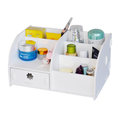 

Love s one cosmetic storage box jewelry box drawer desktop storage storage box stationery storage rack white XA15040202