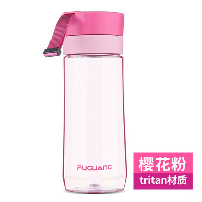 

Fuguang Aquarius Tritan Material Cup Portable Hand Cup Couples Cup Tea Cup with Tea Separate Plastic Cup 500ml Pink WFS1019-500