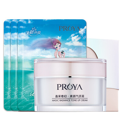 

По Laiya (PROYA), Кристалл Фантазия макияж темперамент крем Set (крем 50г + маска ремонт 3шт Yan)