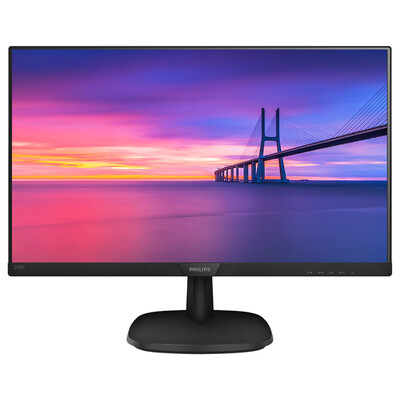 

Philips (PHILIPS) 23,8 дюйма Широкий угол обзора AH-IPS Широкий угол обзора Низкий режим просмотра в режиме Blu-ray без вспышки компьютера ЖК-монитор 243V7QDSB