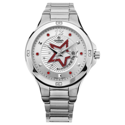 

CASIMA luxury brand watches women 2018 fashion casual crystal womens quartz wrist watch stainless steel waterproof 50m 2804