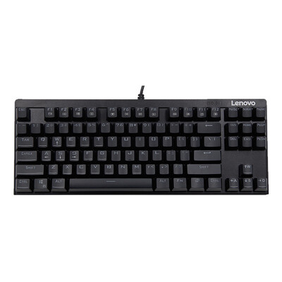 

Lenovo Lenovo MK100 87 key mechanical keyboard black green axis
