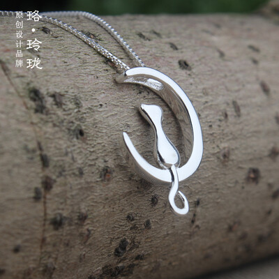 

Luo Linglong s925 sterling silver necklace fashion women pendant necklace jewelry