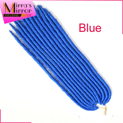 

Wholesale 9packsLot crochet twist hair synthetic faux locs crochet hair Kanekalon Soft dread Fauxlocs 14 18" for black women