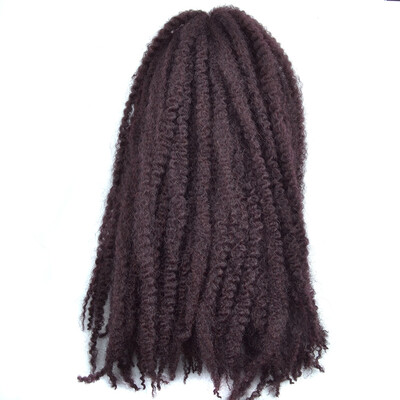 

Chorliss Kinky Twist Braiding Hair Extensions 18Inch 100g 6 pcs/lot Synthetic Ombre Crochet Hair