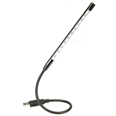

IKEA (ECOLA) Mego металл мода супер яркий светодиодный индикатор чтения USB-LED10BK черный