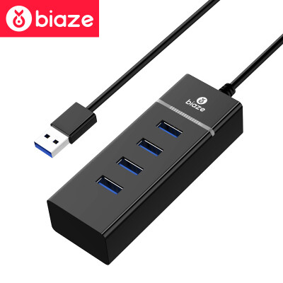 

BIAZE USB 3.0 высокоскоростной расширения разветвитель вытащили четыре мульти-интерфейс настольного ноутбука 0,5 м HUB концентратор 4 конвертор черный HUB8-