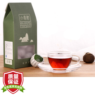 

Flower with tea Xinhui Xiaoqing Citrus Pu'er tea cooked tea citrus tea Pu Pu tea 120g