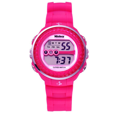 

Disney (DISNEY) watch orange strap waterproof luminous electronic children's sports student watch BD-1002O