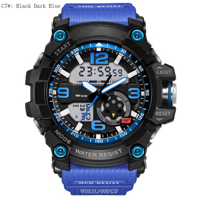 

Fashion Brand Sports Watches Men LED Digital Quartz Wristwatch Water Resistance 30M