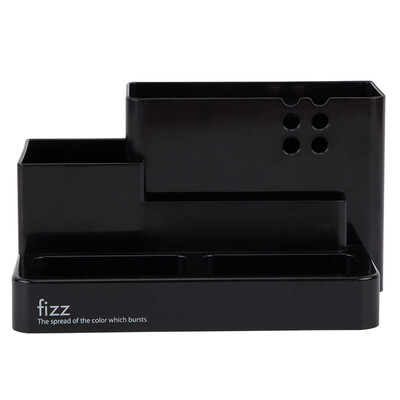 

GuangBo Multifunctional 6-cell Creative Pen Holder Office Storage Products Flying Black BT5950