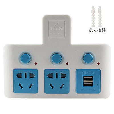 

Tongfang TF-133U поворот с разъемом USB с тремя детьми Защита суб-управления воротами переключатель гнездо / штекер адаптера / преобразователя