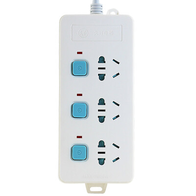 

Long JH-633 full-length 18 meters three holes with child protection door sub-control switch socket platoon plug-in board
