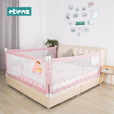 

Yibeier ebenz childrens universal bed guardrail infant child bed guardrail baby bedside adjustable fence shatter-resistant bed fence red 18065CM