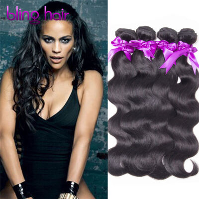 

Bling Hair Malaysian Virgin Hair Body Wave 4 Bundles 7A Grade 100 Unprocessed Human Hair Weave