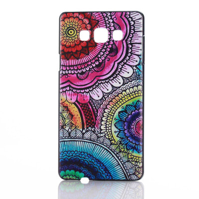 

Phone Protect Hard Plastic Back Fitted Cover Case Skin For Samsung Galaxy A5 - Colorful Flower