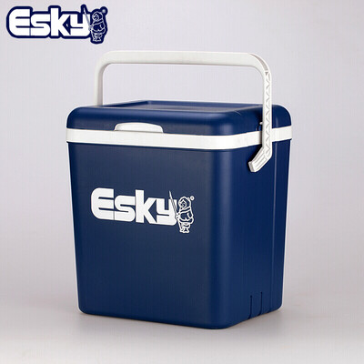

Eski ESKY 26L blue cover car home take-out incubator refrigerated box portable outdoor small refrigerator fresh box fishing special box factory straight hair