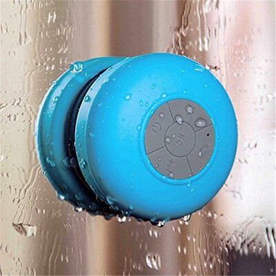 

Waterproof Wireless Bluetooth Stereo Shower Speaker Mini Ultra Portable Handsfree Speakerphone with Built-in Mic