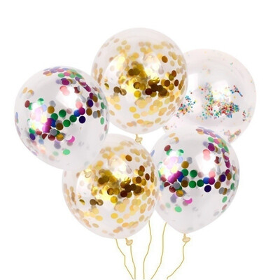 

Party Confetti Gold Glitter Balloons Wedding Decorations
