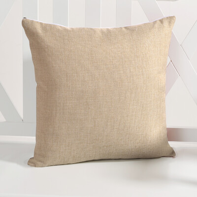 

Linen pillow cartoon office chair sofa backrest cushion cover linen car pillow set