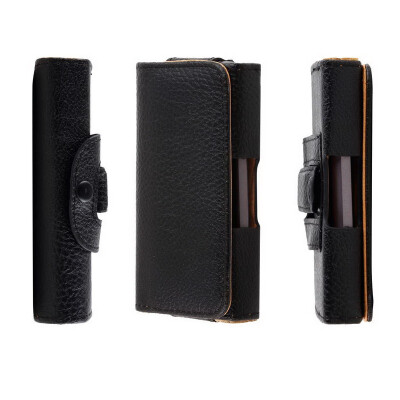 

Black Belt Clip Magnetic PU Leather Case Pouch Cover For Apple iPhone 4 4S