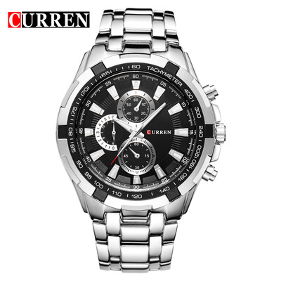 

New CURREN Watch Men Luxury Brand Full Steel Business Quartz Watch