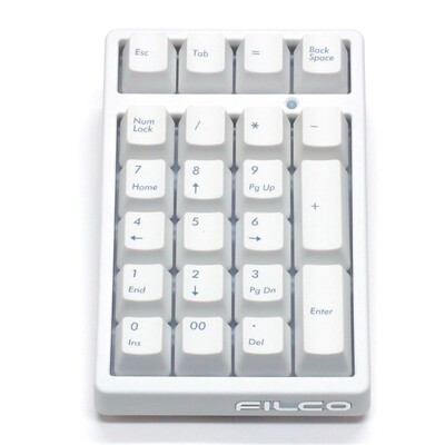 

Рафаэль может (Filco) FTKP22M / MW2 «TKPAD цифровая клавиатура» белая ось чай механическая клавиатура