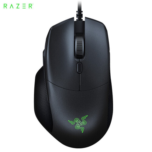 雷蛇（Razer） 巴塞利斯蛇标准版 RGB幻彩 有线游戏鼠标 6400DPI电竞鼠标 黑色 标配鼠标 右手专用