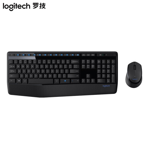 京东超市罗技（Logitech） MK345无线鼠标键盘套装 防泼溅 笔记本台式电脑办公全尺寸多媒体键鼠