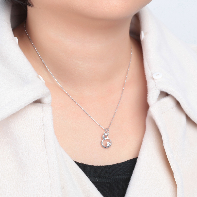 Yaning full platinum 950 platinum pendant, gourd pendant, platinum necklace not included, mother's birthday gift, women's pendant
