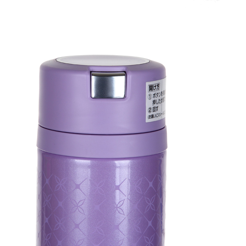 Zo jirushi termo taza de acero inoxidable aislamiento de acero inoxidable de acero inoxidable taza fría rápida abierta fácil de bloqueo anti-lok thermo copa de agua SM-XA60-VL Elegante Purple 600ml