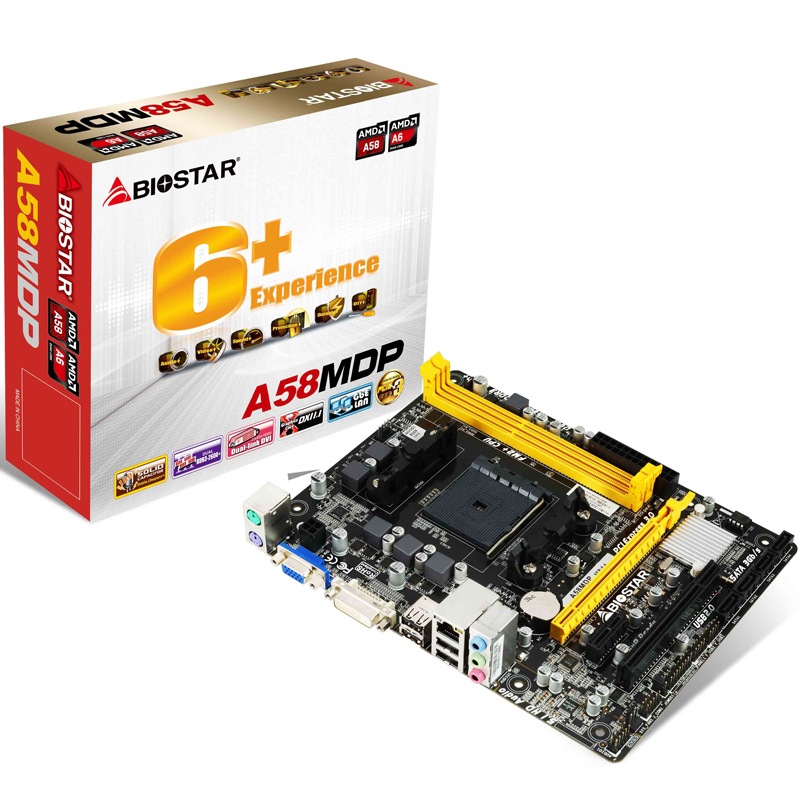 BIOSTAR A58MDP motherboard (AMD A55/ Sokcet F2M+)