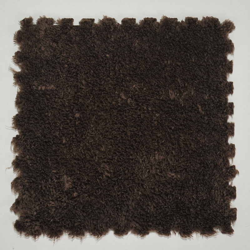 Zhonghong foam puzzle carpet covers the whole tatami bedroom, children's game mat, suede splicing carpet, EVA can be cut and customized, princess large area single piece, coffee 31*31CM, small piece, single color