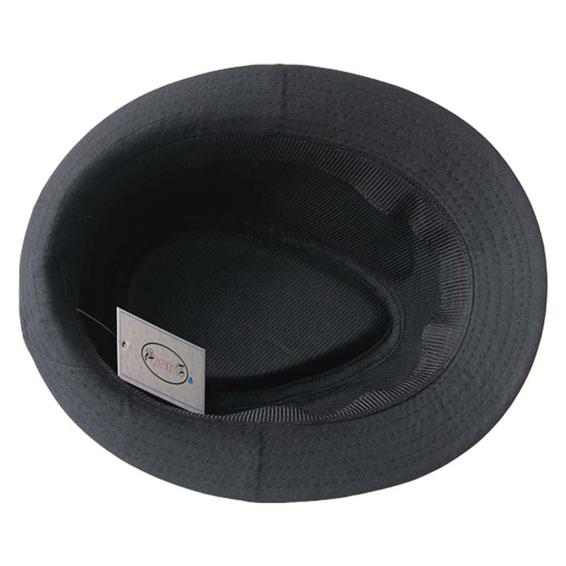 择信礼帽男春夏季男女通用简约复古英伦爵士大码纯色绅士帽舞台表演 黑色 均码适合57cm左右头围