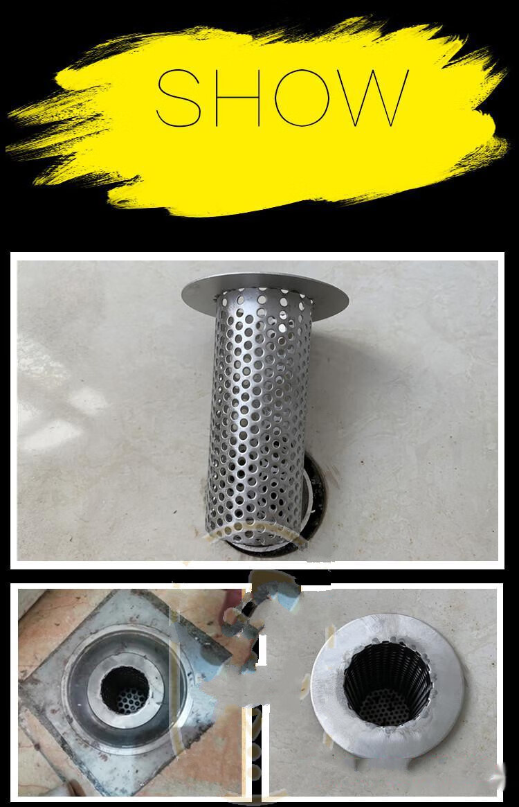 下水道防鼠网洗菜盆防堵厨房地漏过滤网下水道过滤器排水口过滤网管道