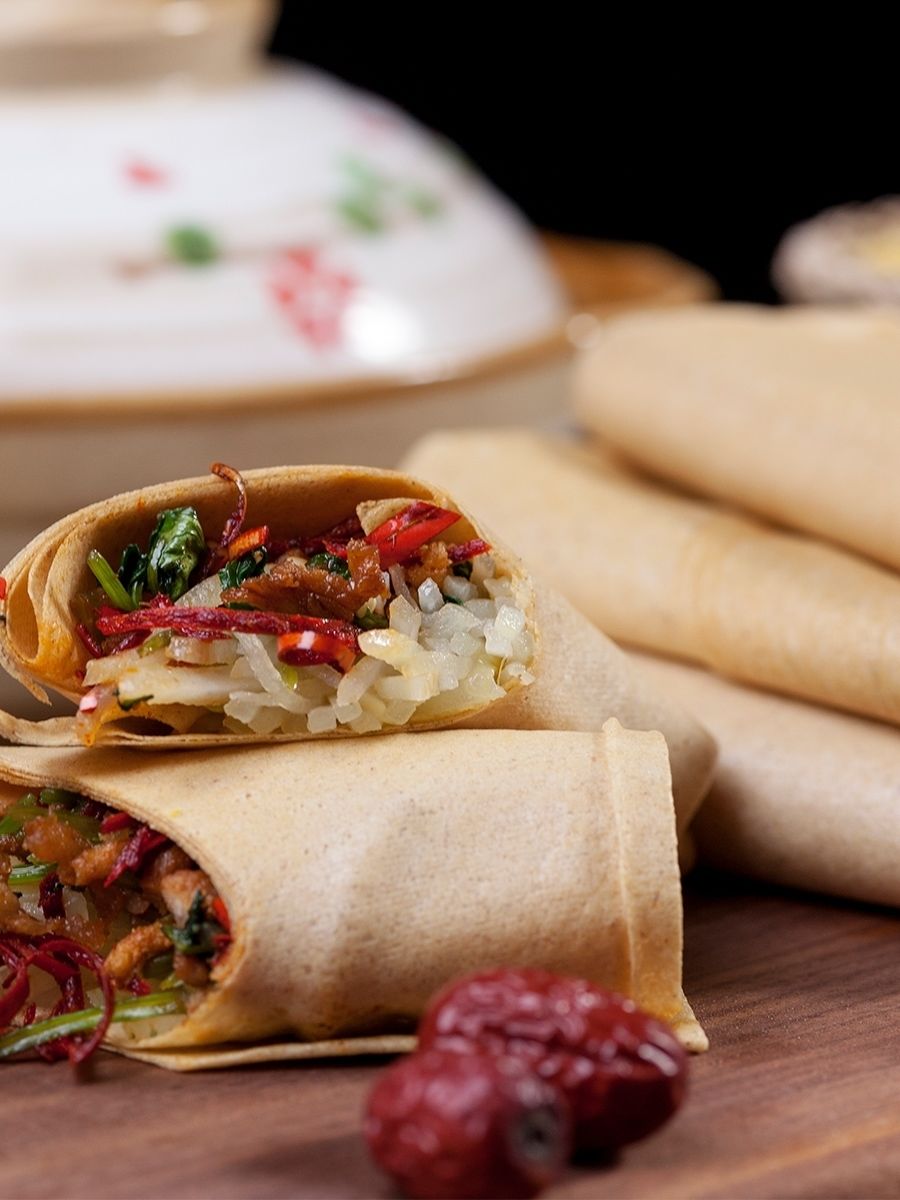 栗晟东北手工煎饼玉米煎饼大米黑米大豆杂粮手工摊制零添加 婆婆杂粮