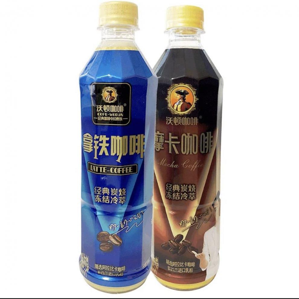 5折即饮咖啡饮料沃顿浓咖啡拿铁摩卡咖啡饮品500mlx15瓶整箱整箱15瓶
