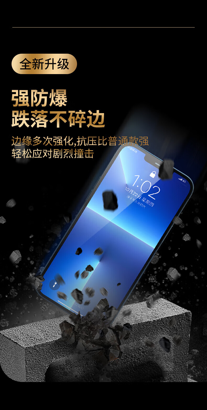 范逸尼适用苹果13pro手机膜iphone13钢化膜全屏覆盖13promax陶瓷复合