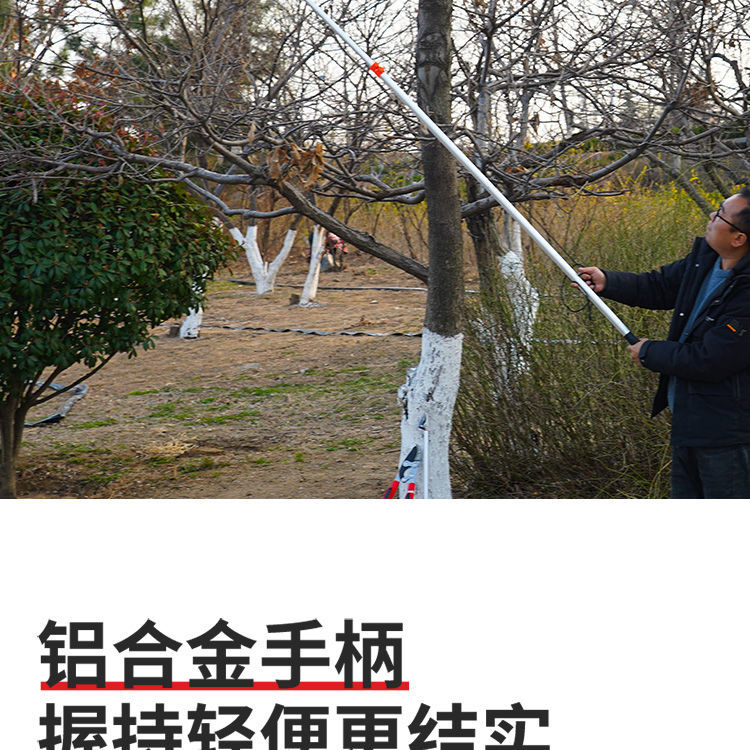 瑰季 京物果树高处修剪伸缩杆剪刀树枝修剪园艺粗枝神器多功能果树