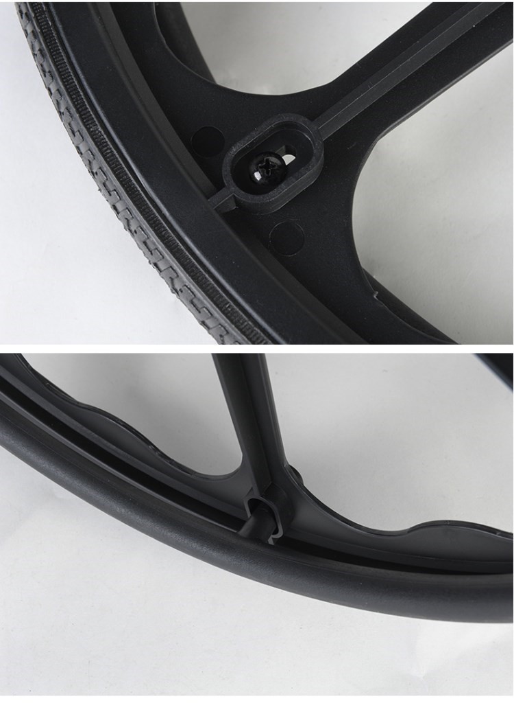 衡互邦轮椅轮子配件后轮大轮子轮椅充气免充气后轮/个 铝合金大轮实心