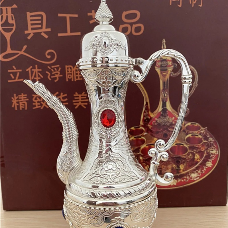 纯银酒壶一只【图片 价格 品牌 报价】-京东