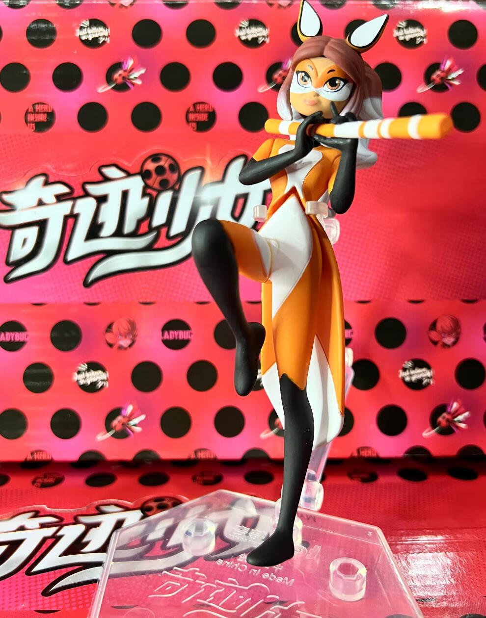 奇迹少女米可幻奇瓢虫雷迪ladybug黑猫罗尔马丽娜模型摆件玩具 随机