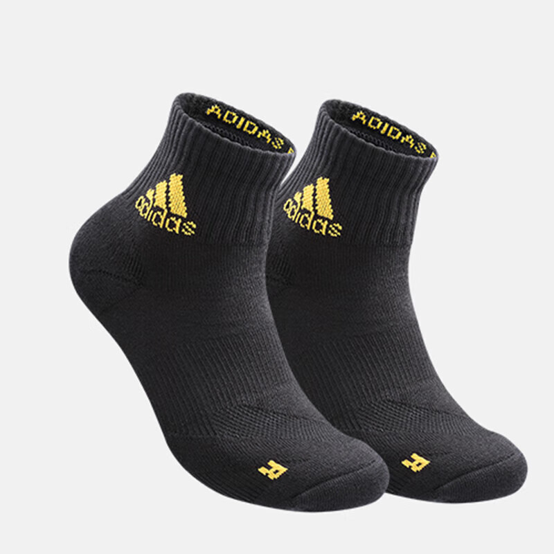 阿迪达斯(adidas)袜子篮球袜男袜短筒袜运动袜中筒秋冬毛巾底跑步袜