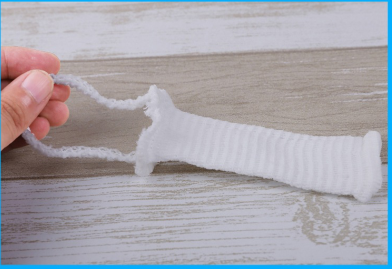 适用于高弹力医用网状头套绷带网帽成人儿童头部伤口包扎固定弹性网套