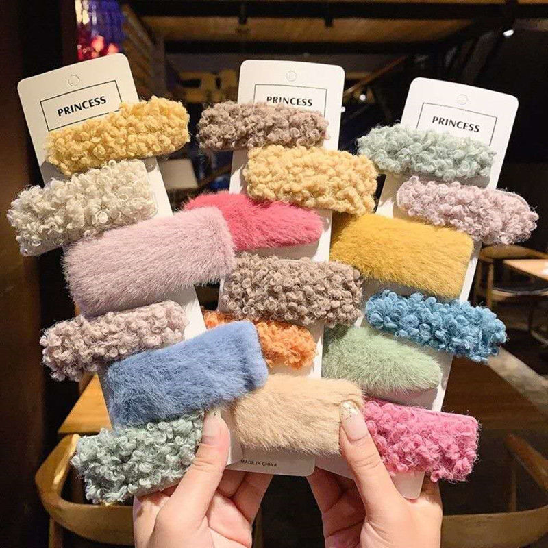 义乌小商品批发市场 珍珠发夹独立包装网红一字夹刘海少女夹子头饰小